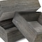 Ekena Millwork Square, Closed Back, Vintage Farmhouse Shadow Box Shelves, Barnwood Decor Collection, PK3 DECR15SBSQCBGY - alternate 6
